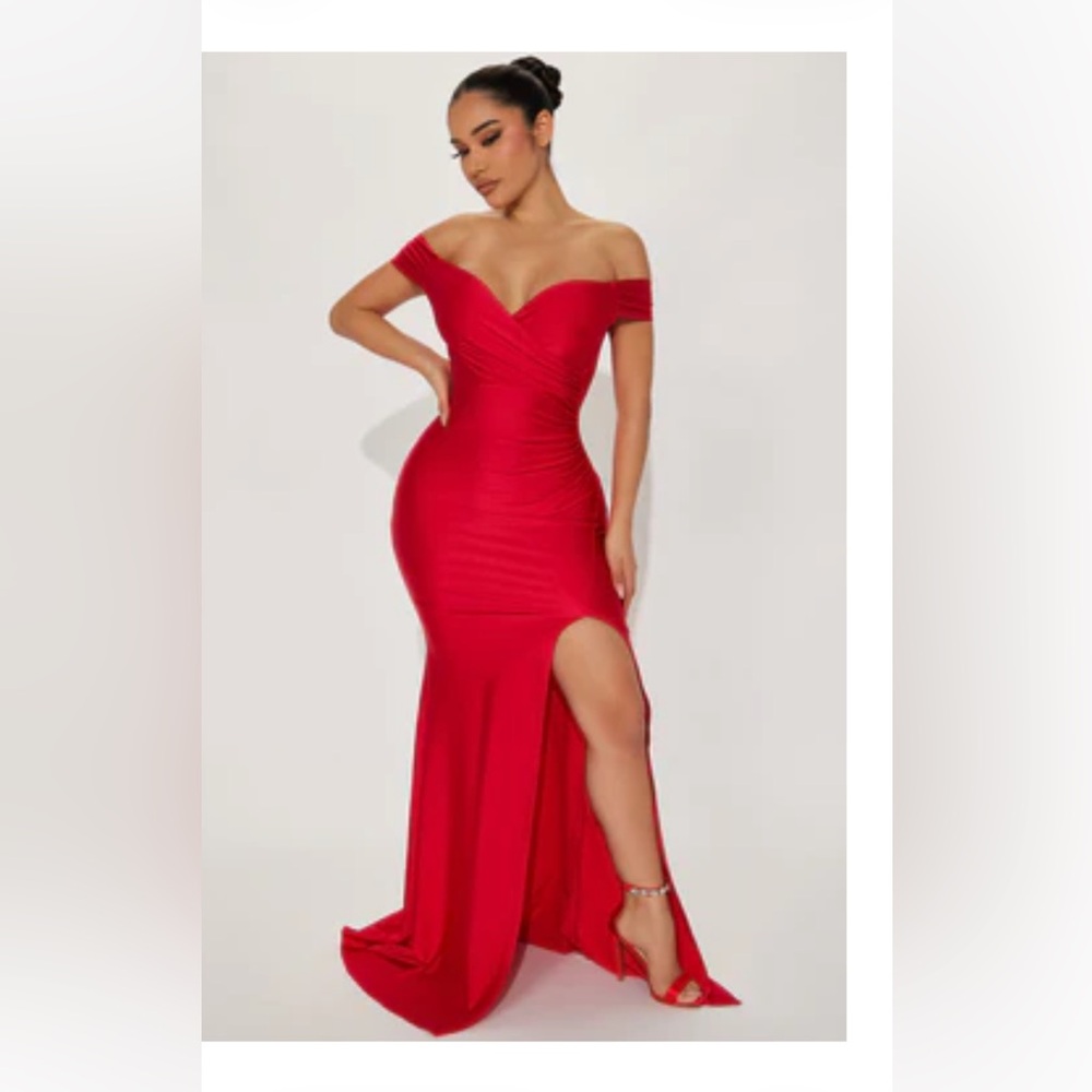 Romantic Nights Red Maxi Dress